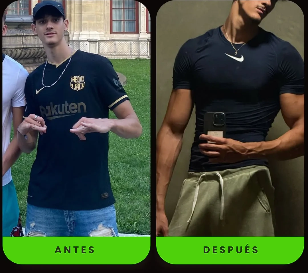 Transformación de cliente Dual Fit - antes y después
